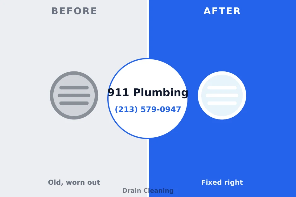 Before and after: plumbing company Hortonville, WI